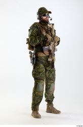  Andrew Elliott TS Pose with Machine Gun 